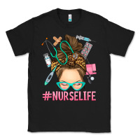 Black messy bun nurse life Classic Tee - RanaPortraitStore