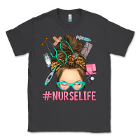 Smoke messy bun nurse life Classic Tee - RanaPortraitStore