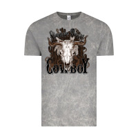 Cloud Rock Simmer down Cowboy Vintage Tee - HowdyJamesFarm