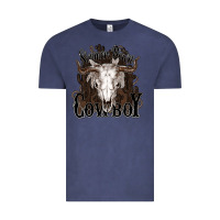 Vintage Denim Simmer down Cowboy Vintage Tee - HowdyJamesFarm