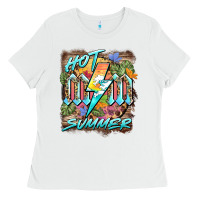 White hot mom summer Ladies Tee - BarkalooDesign