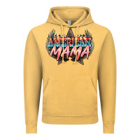 Vintage Mustard American mama Mother's Day Vintage Hoodie - HowdyJamesFarm