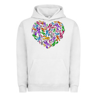 Pigment Lunar Rock cancer ribbon heart Urban Hoodie - AdoDesignShop