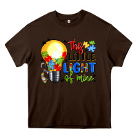 Chocolate Brown this little light of mine Heavy Core Tee - LillyAllenDesigns