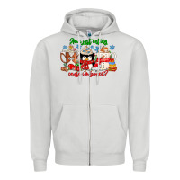 Dove Grey amiju sweating cause im bored Zipper Hoodie - CowhideDigitalArt
