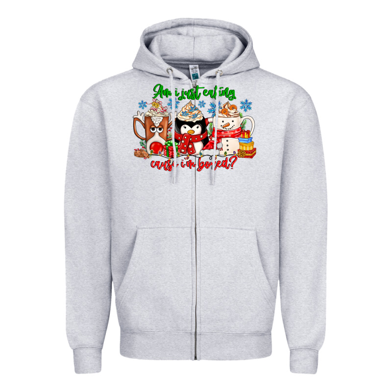 Amiju Sweating Cause Im Bored Zipper Hoodie by CowhideDigitalArt | Teevron