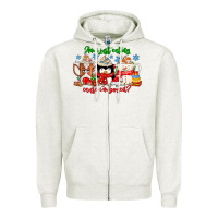 Oatmeal Heather amiju sweating cause im bored Zipper Hoodie - CowhideDigitalArt