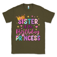 Army Green sister of the birthday princess Classic Tee - NancyCooperArtShop