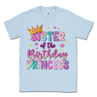 Dusty Blue sister of the birthday princess Classic Tee - NancyCooperArtShop