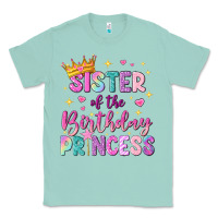 Seafoam sister of the birthday princess Classic Tee - NancyCooperArtShop