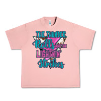 Salmon The Thunder Rolls And The Lıghtnıng Strikes Urban Heavy Tee - JahusDesignShop