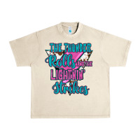 Sandshell The Thunder Rolls And The Lıghtnıng Strikes Urban Heavy Tee - JahusDesignShop