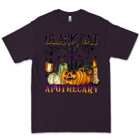Plum black cat apothecary Premium Tee - BarkalooDesign