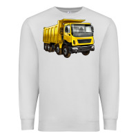 Dove Grey dump truck Premium Sweatshirt - Artiststas