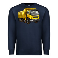 Navy dump truck Premium Sweatshirt - Artiststas