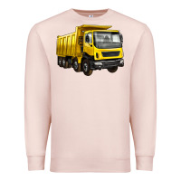 Pale Pink dump truck Premium Sweatshirt - Artiststas