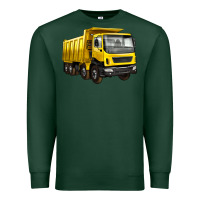 Sports Green dump truck Premium Sweatshirt - Artiststas