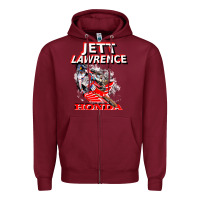 Burgundy jett lawrence 250 champion leader sx mx champ motocross champion colla Zipper Hoodie - minhPixels
