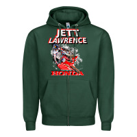 Sports Green jett lawrence 250 champion leader sx mx champ motocross champion colla Zipper Hoodie - minhPixels
