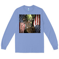 Usa Deer Hunting Woods Long Sleeve Tee | Teevron