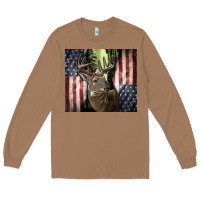 Toasted Coconut usa deer hunting woods Long Sleeve Tee - CowGirlArtShop
