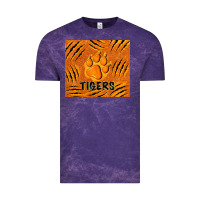 Cloud Purple tiger paws Vintage Tee - TumblerDesignByShophia