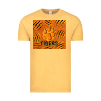 Vintage Mustard tiger paws Vintage Tee - TumblerDesignByShophia