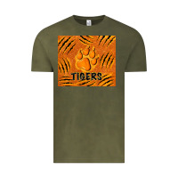 Vintage Olive tiger paws Vintage Tee - TumblerDesignByShophia