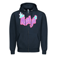Navy like nastya Zipper Hoodie - minhPixels