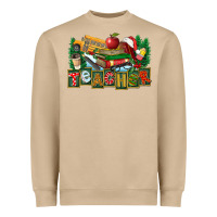 Mushroom Christmas Teacher Heavyweight Sweatshirt - FaDigitalArtStudio