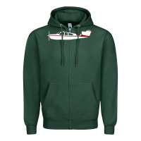Sports Green Beechcraft Bonanza  Perfect Gift Zipper Hoodie - minhPixels