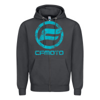 Smoke CF Moto Vintage UTV ATV SXS original off road Gift Zipper Hoodie - minhPixels