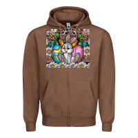 Chestnut easter Zipper Hoodie - CowhideDigitalArt