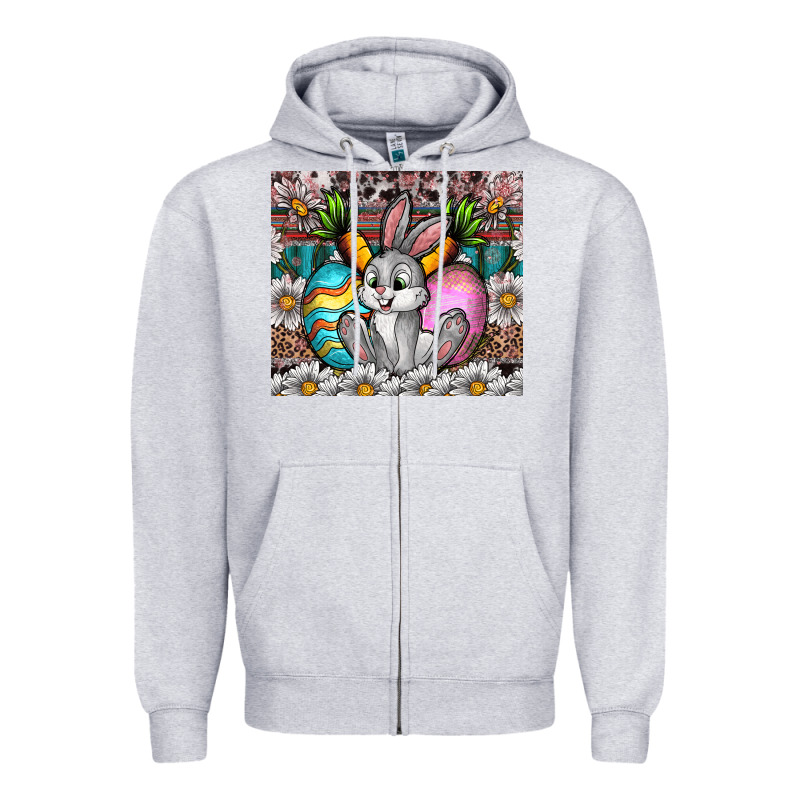 Easter Zipper Hoodie by CowhideDigitalArt | Teevron