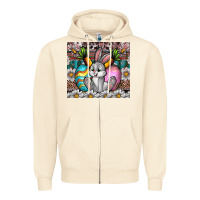 Sandshell easter Zipper Hoodie - CowhideDigitalArt