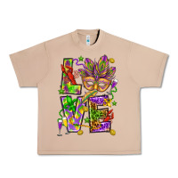 Burro Mardi Gras love Urban Heavy Tee - HowdyJamesFarm