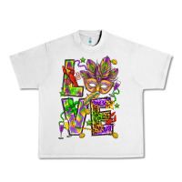 Lunar Rock Mardi Gras love Urban Heavy Tee - HowdyJamesFarm