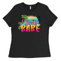 Black beach babe Ladies Tee - BarkalooDesign