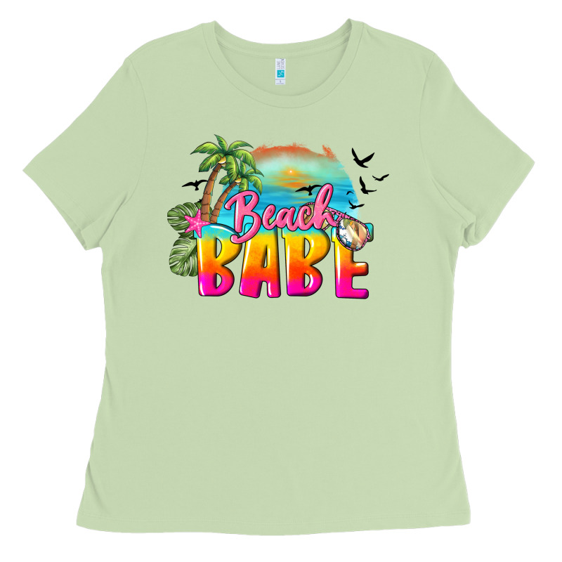 Beach Babe Ladies Tee by BarkalooDesign | Teevron