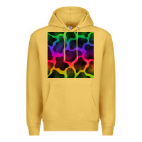 Antique Gold colorful cow seamless pattern Premium Hoodie - BundleAndBundleShop