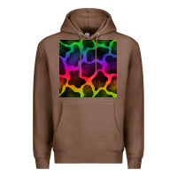 Chestnut colorful cow seamless pattern Premium Hoodie - BundleAndBundleShop