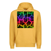 Mustard colorful cow seamless pattern Premium Hoodie - BundleAndBundleShop