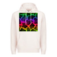 Pale Pink colorful cow seamless pattern Premium Hoodie - BundleAndBundleShop