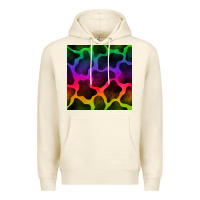 Sandshell colorful cow seamless pattern Premium Hoodie - BundleAndBundleShop