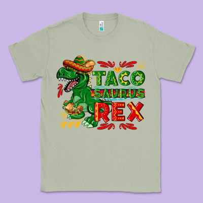 Tacosaurus Rex Classic Tee Designed By Texasbilliewilder