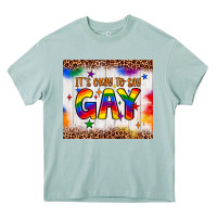 Arona it's okay to say gay tumbler Heavy Core Tee - JahusDesignShop