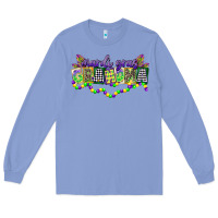 Colony Blue mardi gras grandma Long Sleeve Tee - CowGirlArtShop