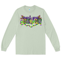 Matcha mardi gras grandma Long Sleeve Tee - CowGirlArtShop