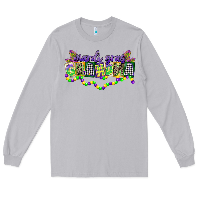 Mardi Gras Grandma Long Sleeve Tee by CowGirlArtShop | Teevron