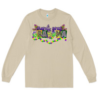 Mushroom mardi gras grandma Long Sleeve Tee - CowGirlArtShop
